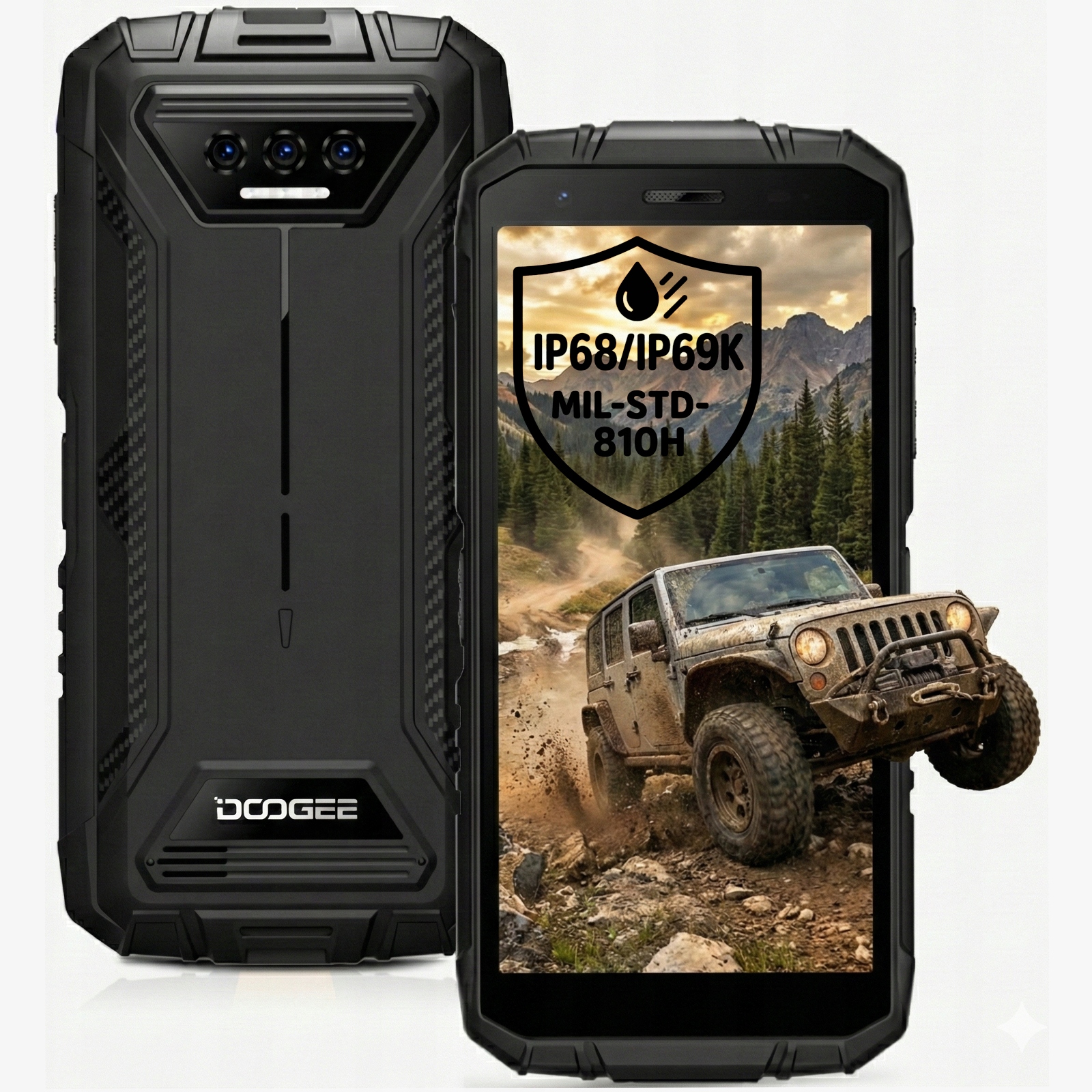 Odolný smartfón Doogee S41Max 6 Gb Ram 256 Gb Nfc Dual Sim Vodeodolný Android 4G