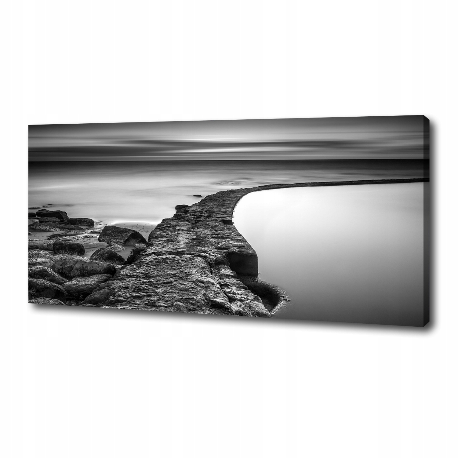 

Foto obraz na płótnie Kamienista plaża 125x50 cm