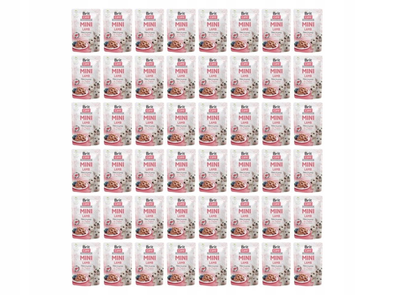 Karma dla psa Brit Care Puppy Mini Jagnięcina 48 x 85 g