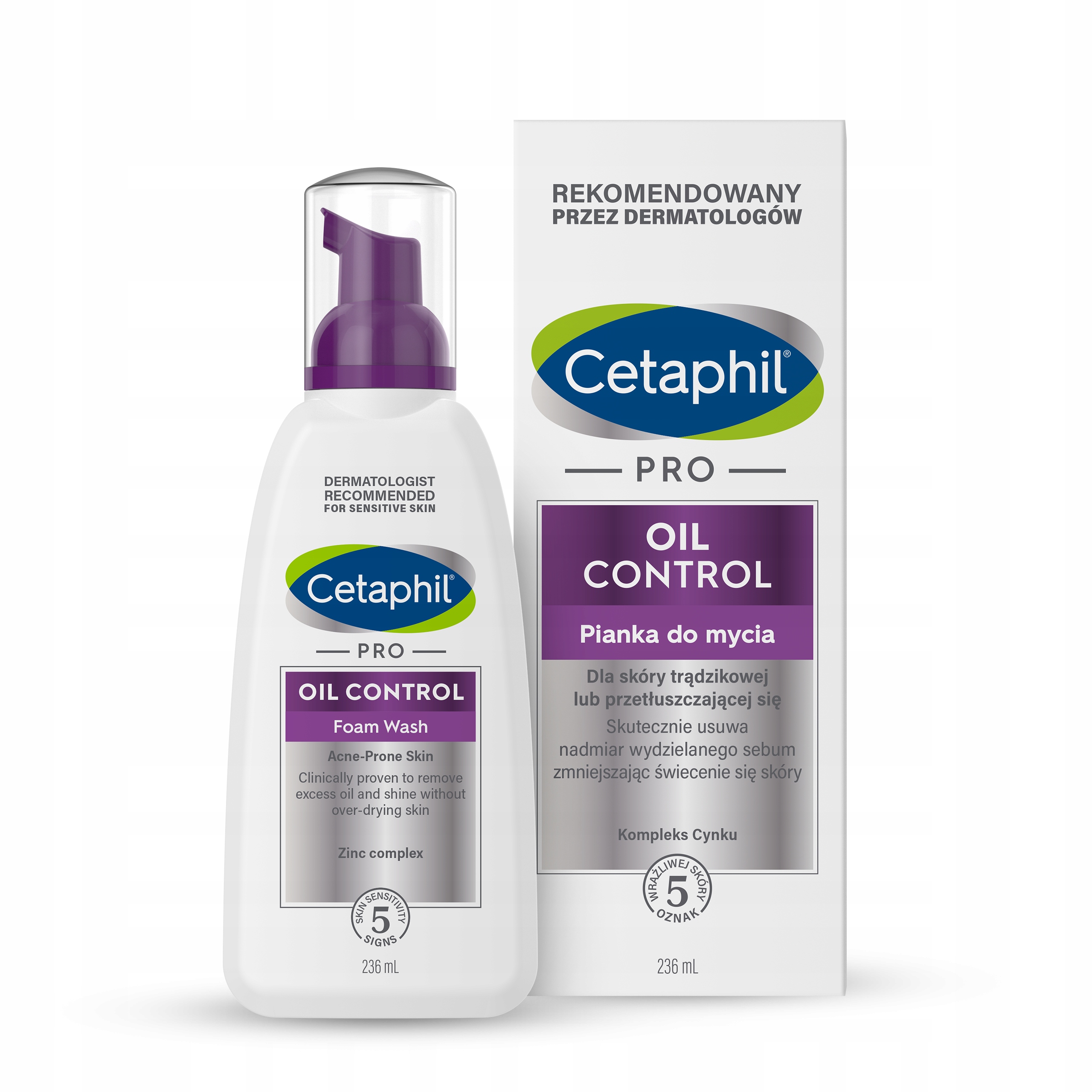 

Cetaphil Pro Oil Dermacontrol Pianka Do Mycia 236