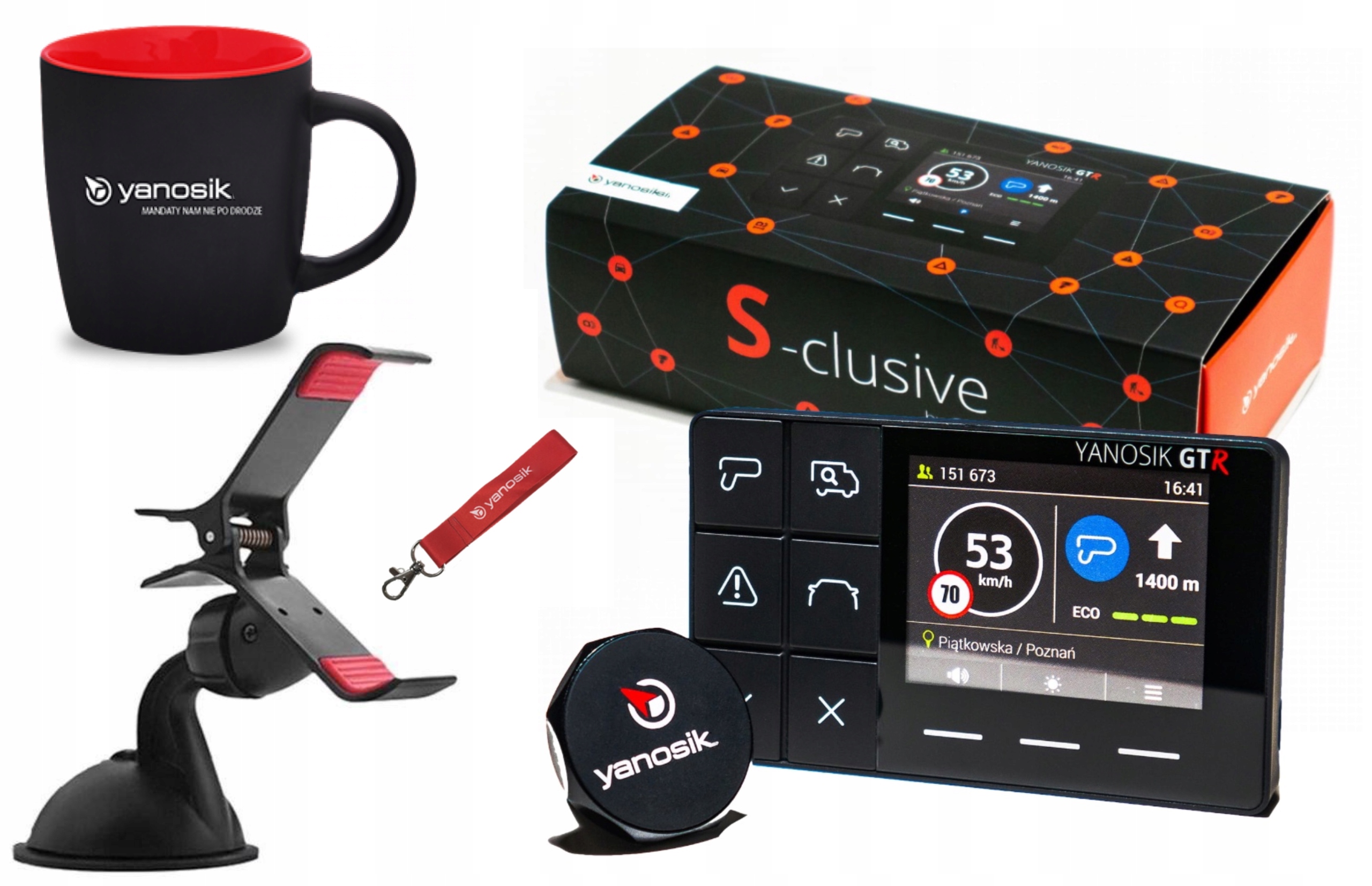 

Yanosik Gtr S-clusive live abonament Kubek Uchwyt