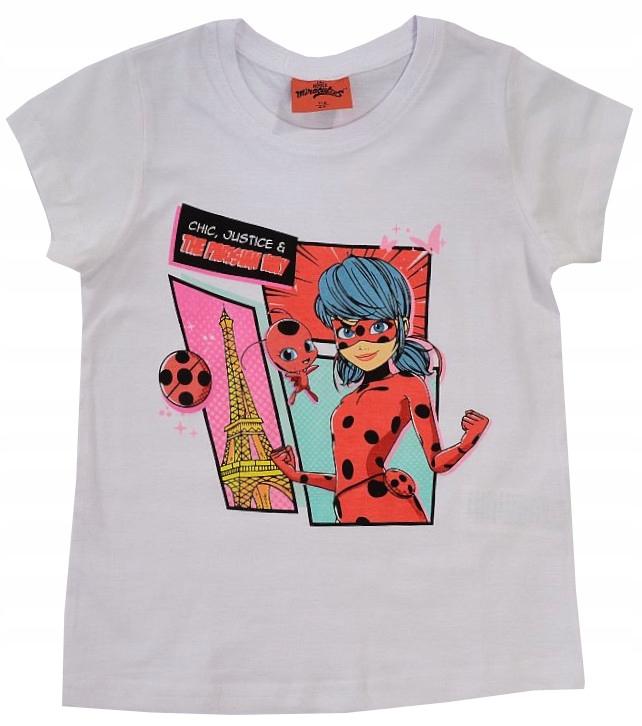 

T-shirt Bluzka koszulka Biedronka i Kot 122 R066A