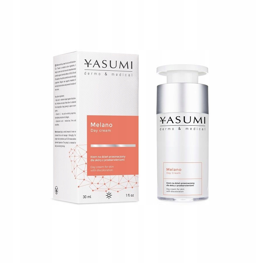 Yasumi Melano Day Cream 30ml krem rozjaśniający na przebarwienia