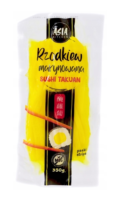 

Żółta rzodkiew marynowana oshinko Ak 350 g