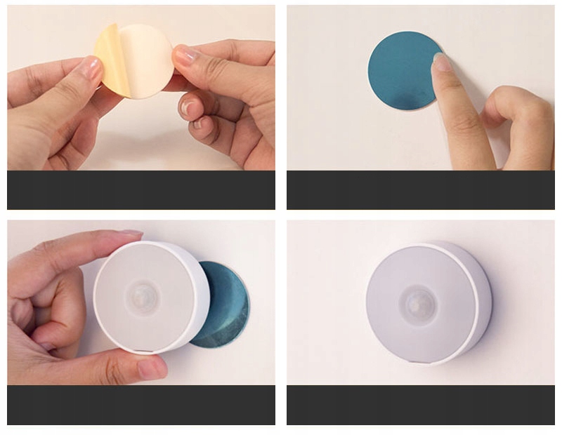 LAMPKA LED CZUJKA RUCHU USB INDUKCYJNA GARDEROBA 120 stopni CIEPŁE ŚWIATŁO Kolor biały