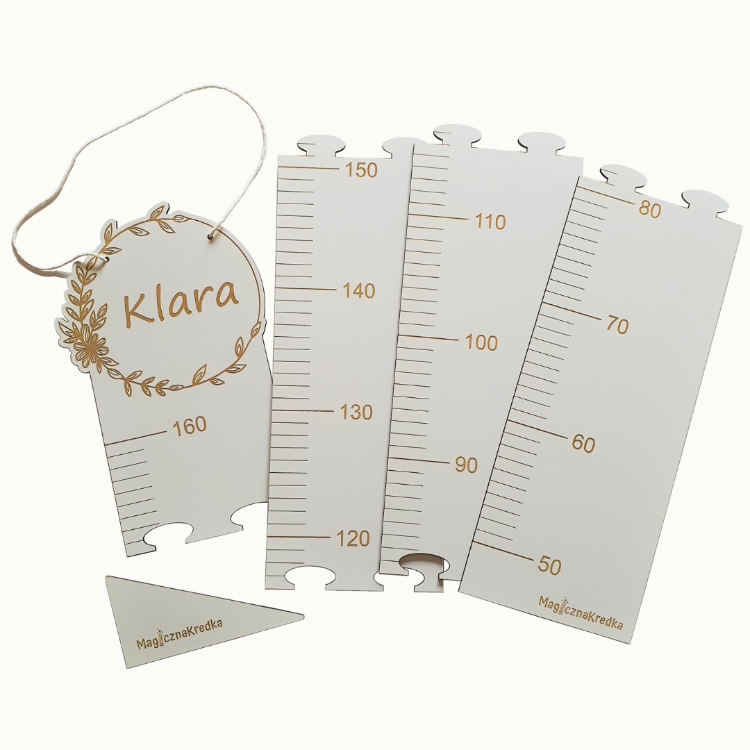 Miarka wzrostu dla dziecka WIANEK z grawerem IMIĘ
