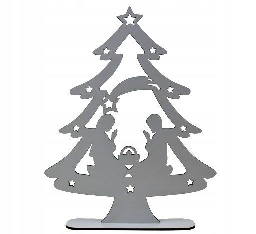 

Choinka Szopka Stojak Biały Dekoracja