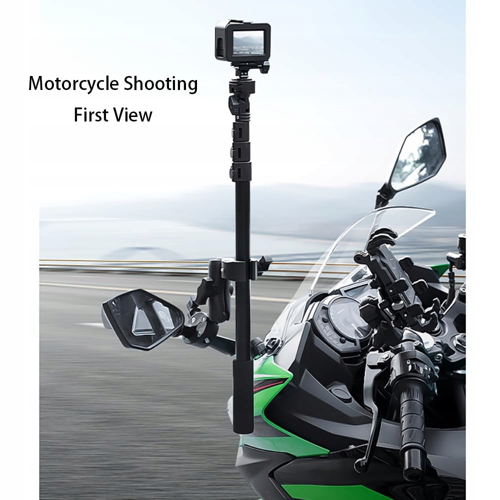 Kamera Motocyklowa Uchwyt 360 Obrotowy Insta360 X4 X3 X2 Stabilny RATSTONE — miniatura 4