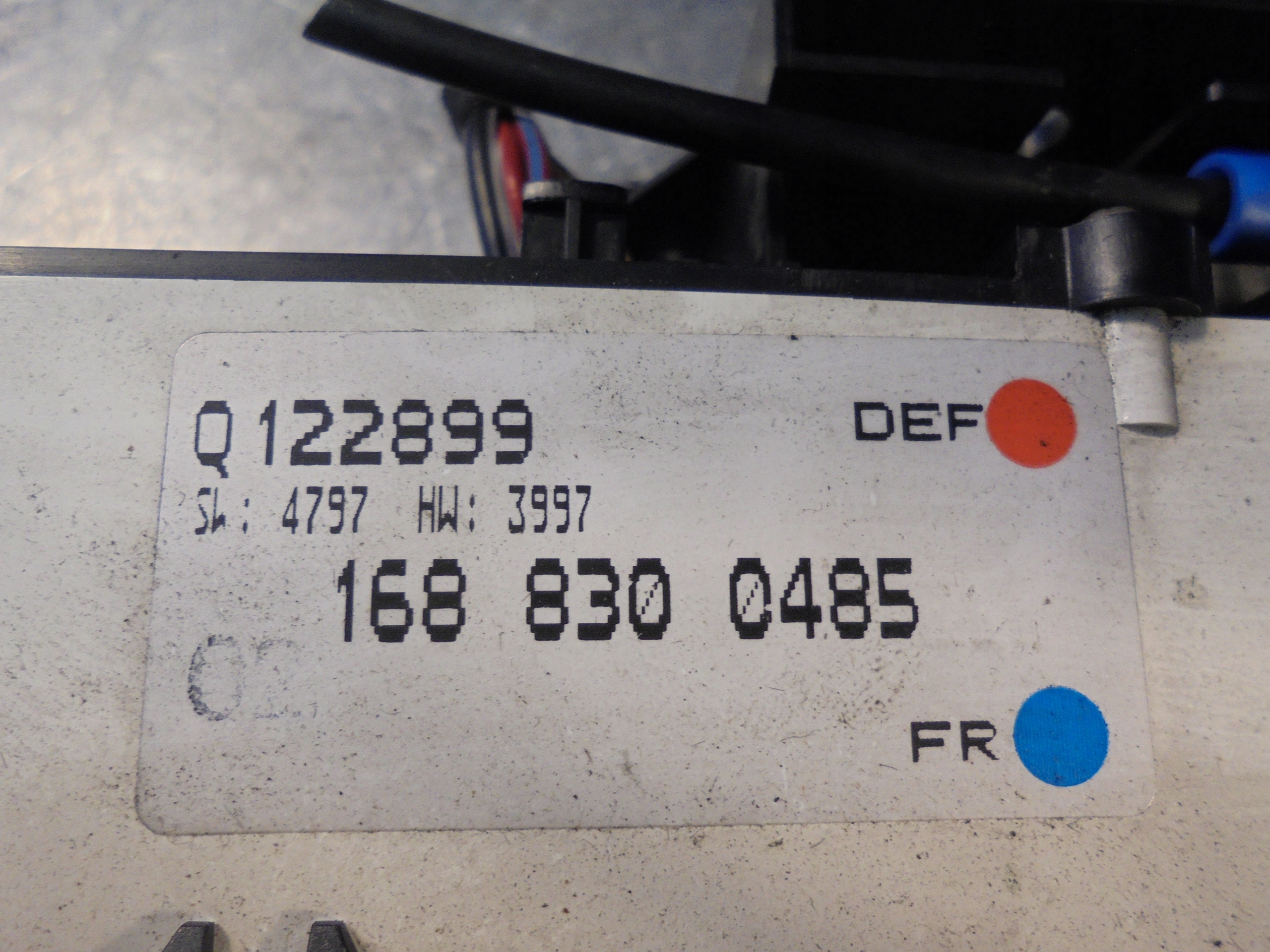 Panel BOCCHETTE Mercedes W168 1,7CDI 1688300485
