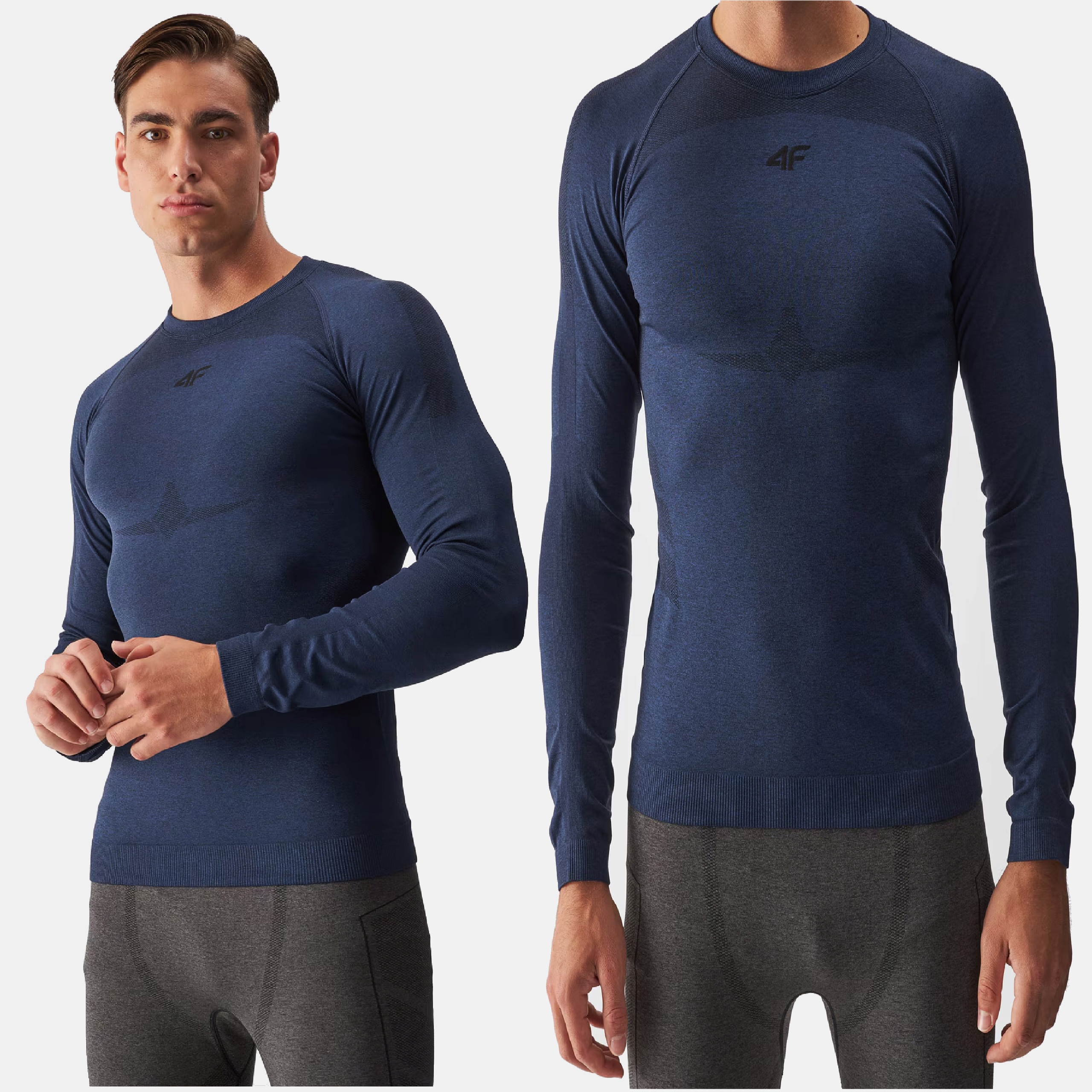 Pánské Termoaktivní Spodní Prádlo 4F Bezešvá Horní Část S/m USEAM174 AW24