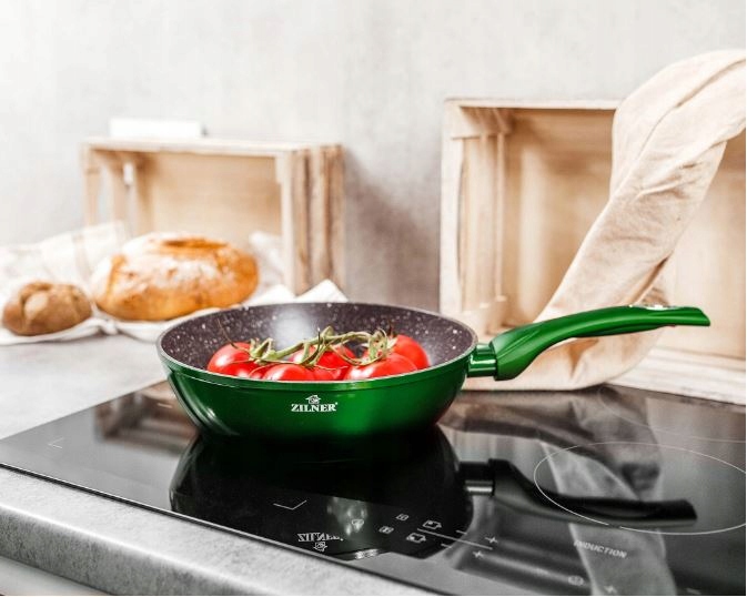 Zestaw Garnków ZILNER KIWI 15 ELE. ZL-8521 Kolor odcienie zieleni