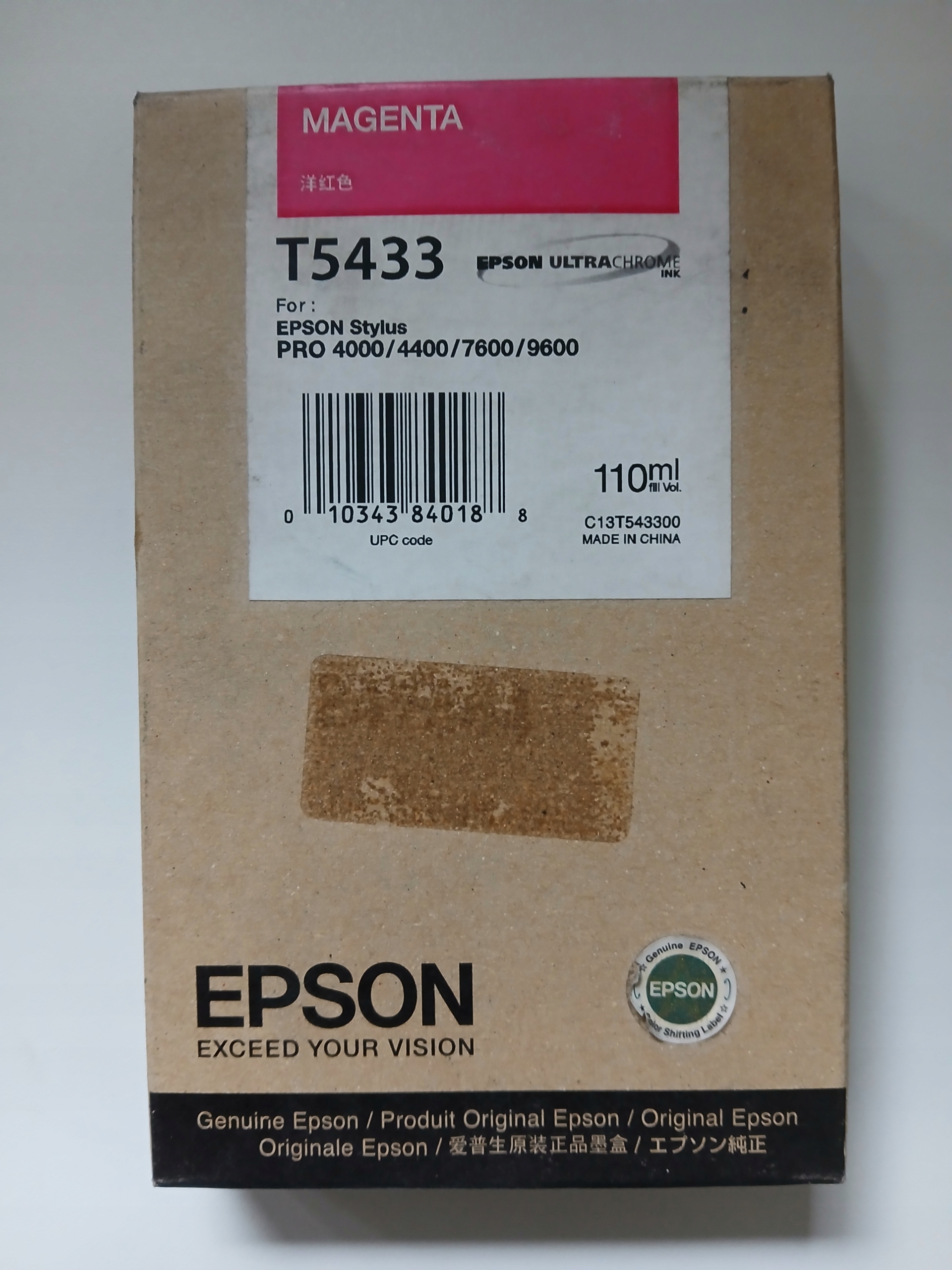 Originální inkoust Epson T5433 110 ml Magenta