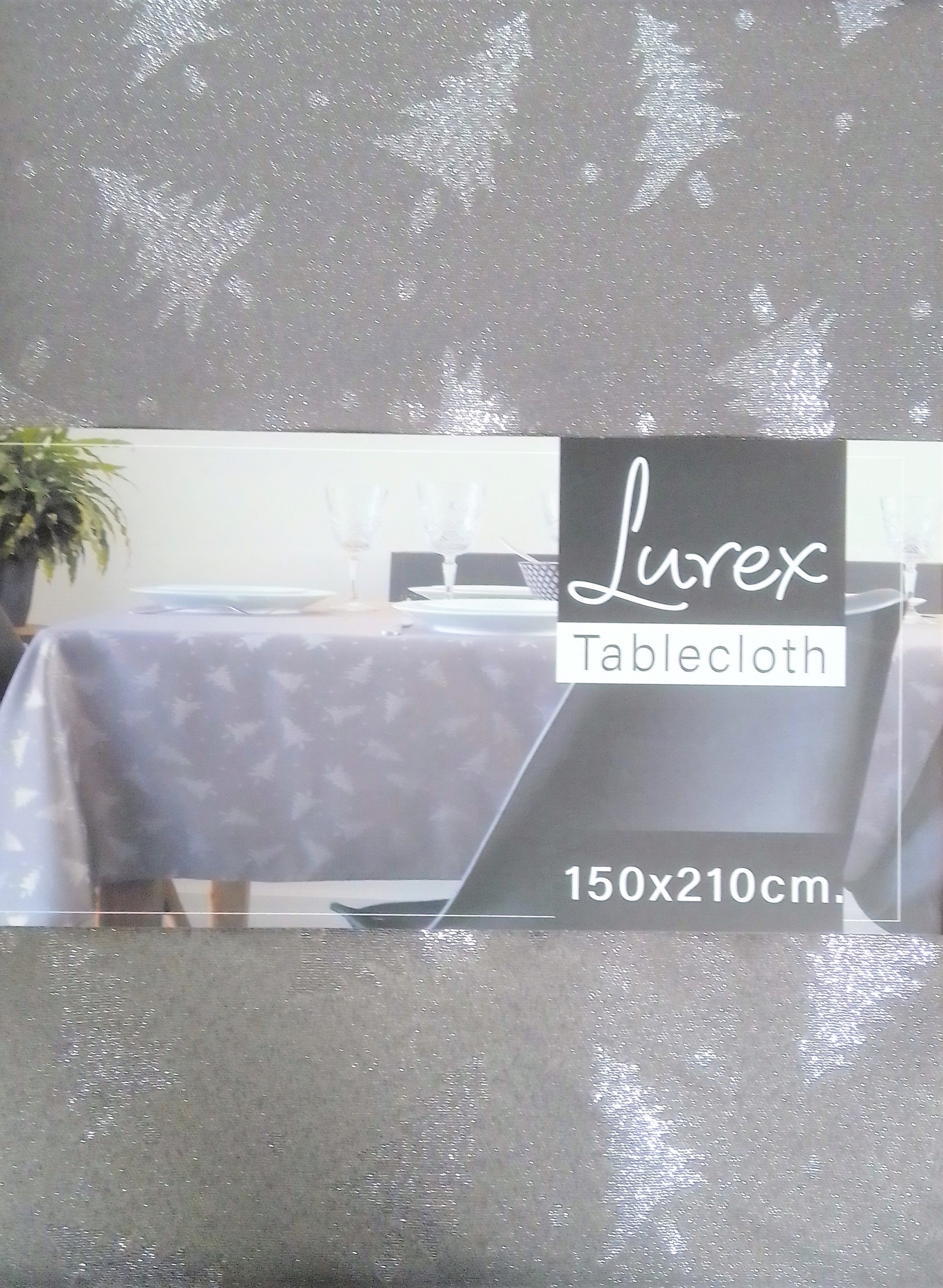 

Obrus dekoracyjny świąteczny Lurex 150 X 210 cm