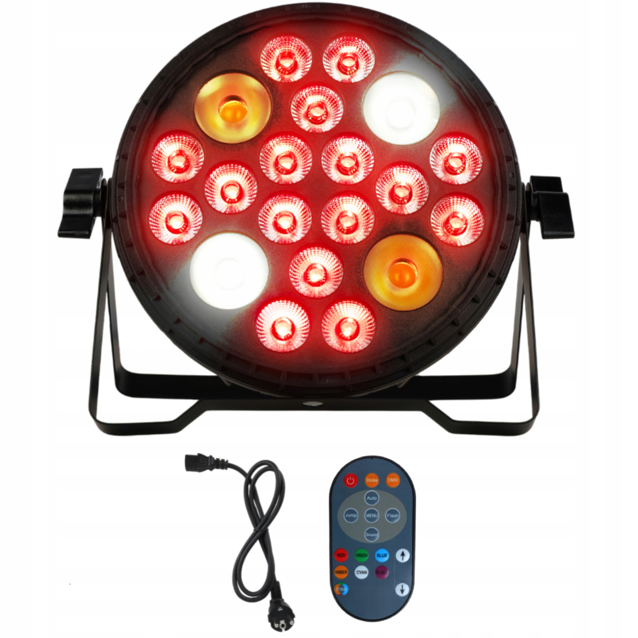 Światła Dyskotekowe Kolorofon Reflektor Sceniczny Multipar Led Rgb Pilot