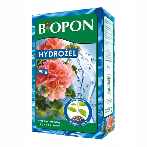 Biopon HYDROŻEL 90g Chroni Przed Suszą 10g=3L WODY