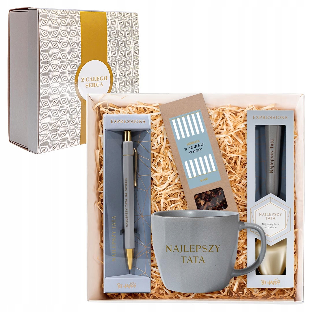 Dárková Krabička Pro Tatínka Ke Dni Otců Narozeniny Šálek Propiska Lžička