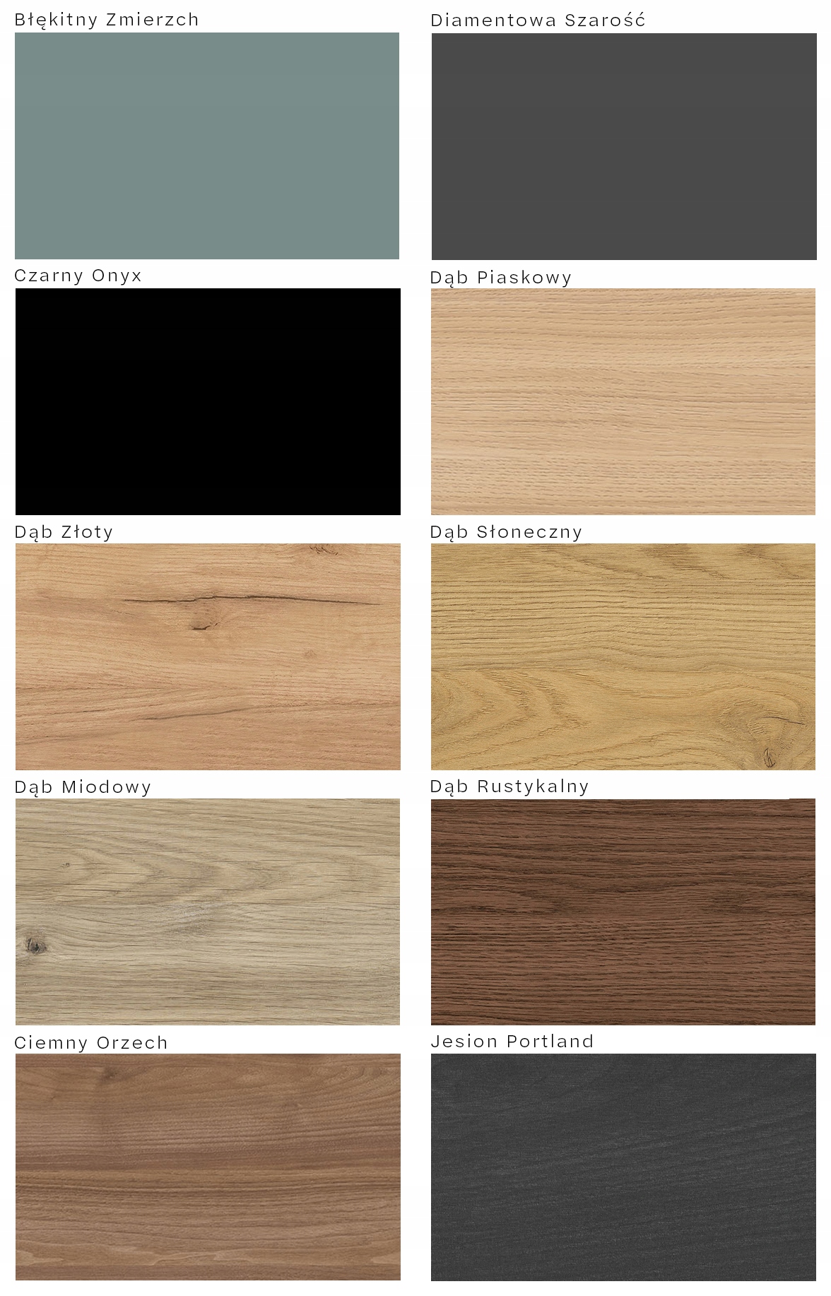 ZESTAW PRÓBEK PŁYT LAMINOWANYCH FRONTY LAMINATY 18x12CM 18MM GÓRNA PÓŁKA GP Szerokość produktu 12 cm