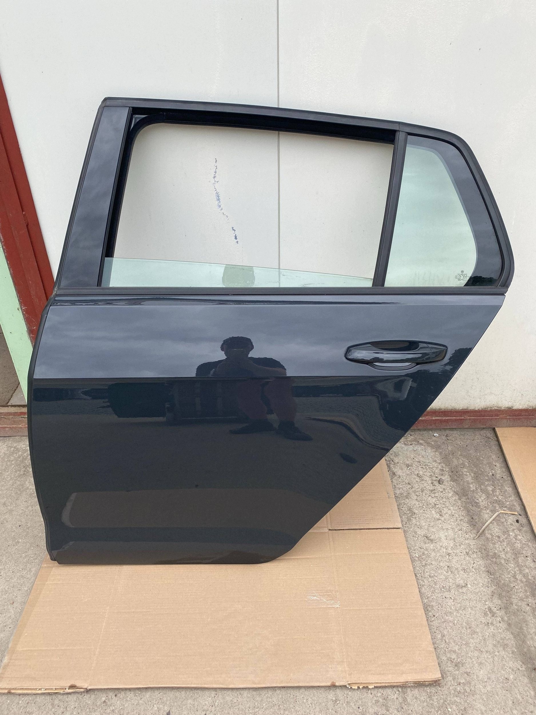 VW GOLF VII LIFT HB ORYGINALNE Tür links heck hinten LI7F grau