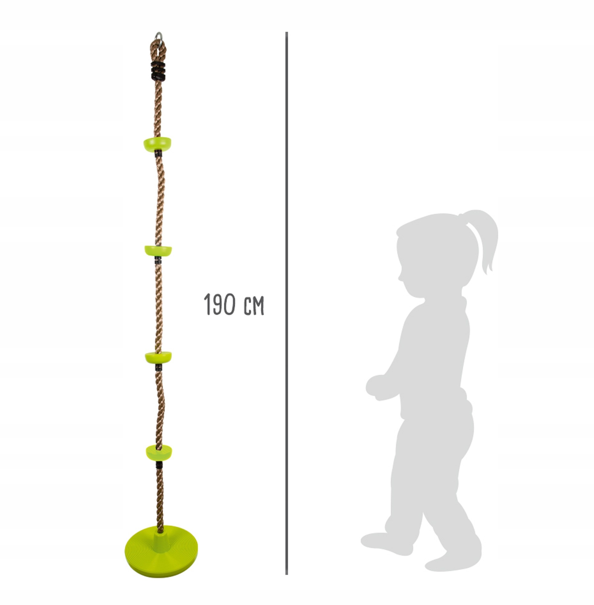 MOCNA LINA DO WSPINACZKI WSPINACZKOWA HUŚTAWKA 2w1 190 CM PLAC ZABAW Marka Small Foot