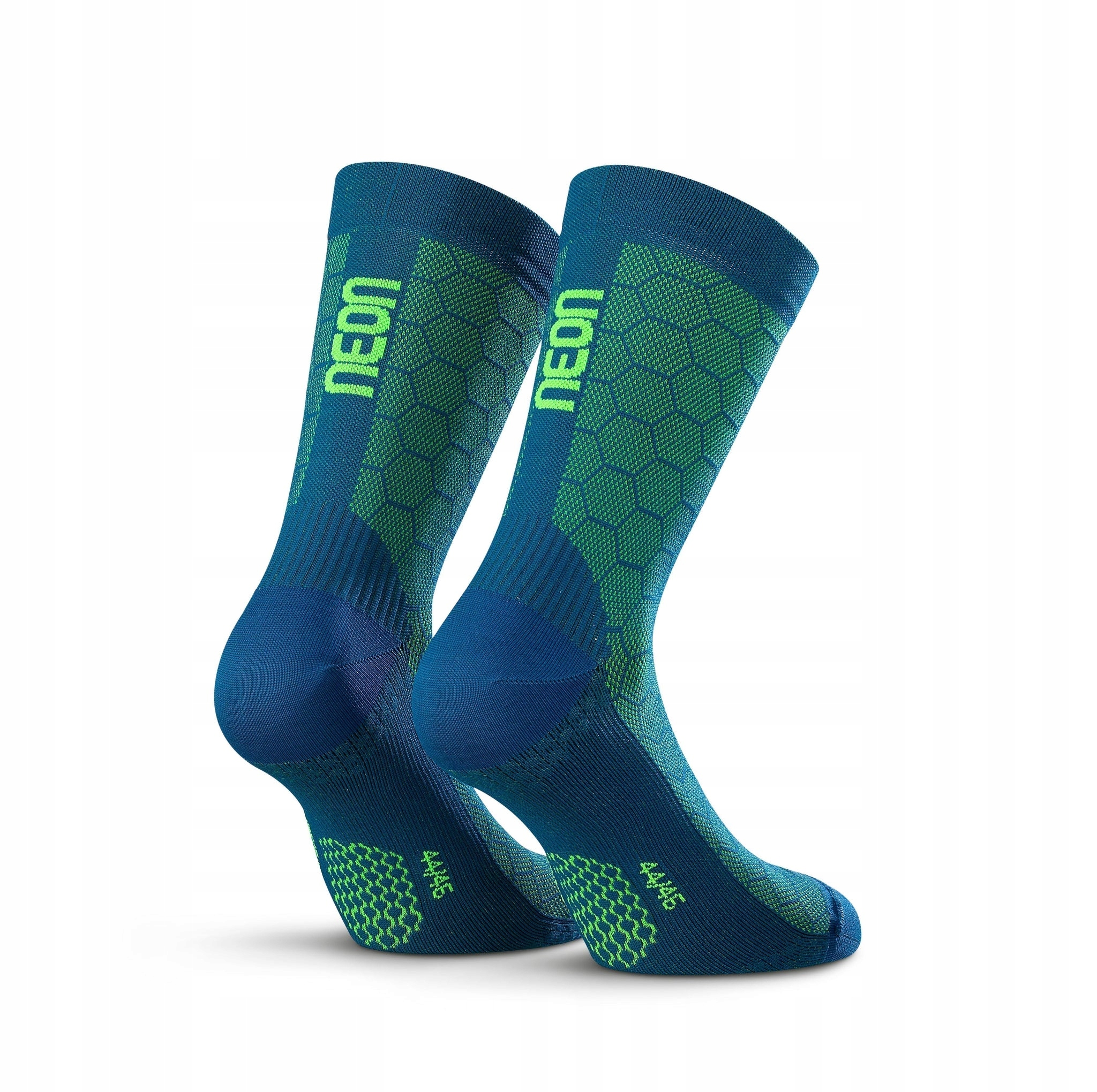 Skarpety Rowerowe Neon 3D Socks Petroleum Yellow Eu 38-40