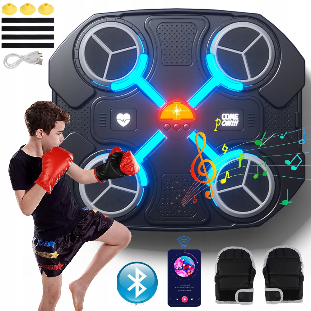 Inteligentna Maszyna Do Boksowania Montowana Ścianie Bluetooth Dla Dzieci