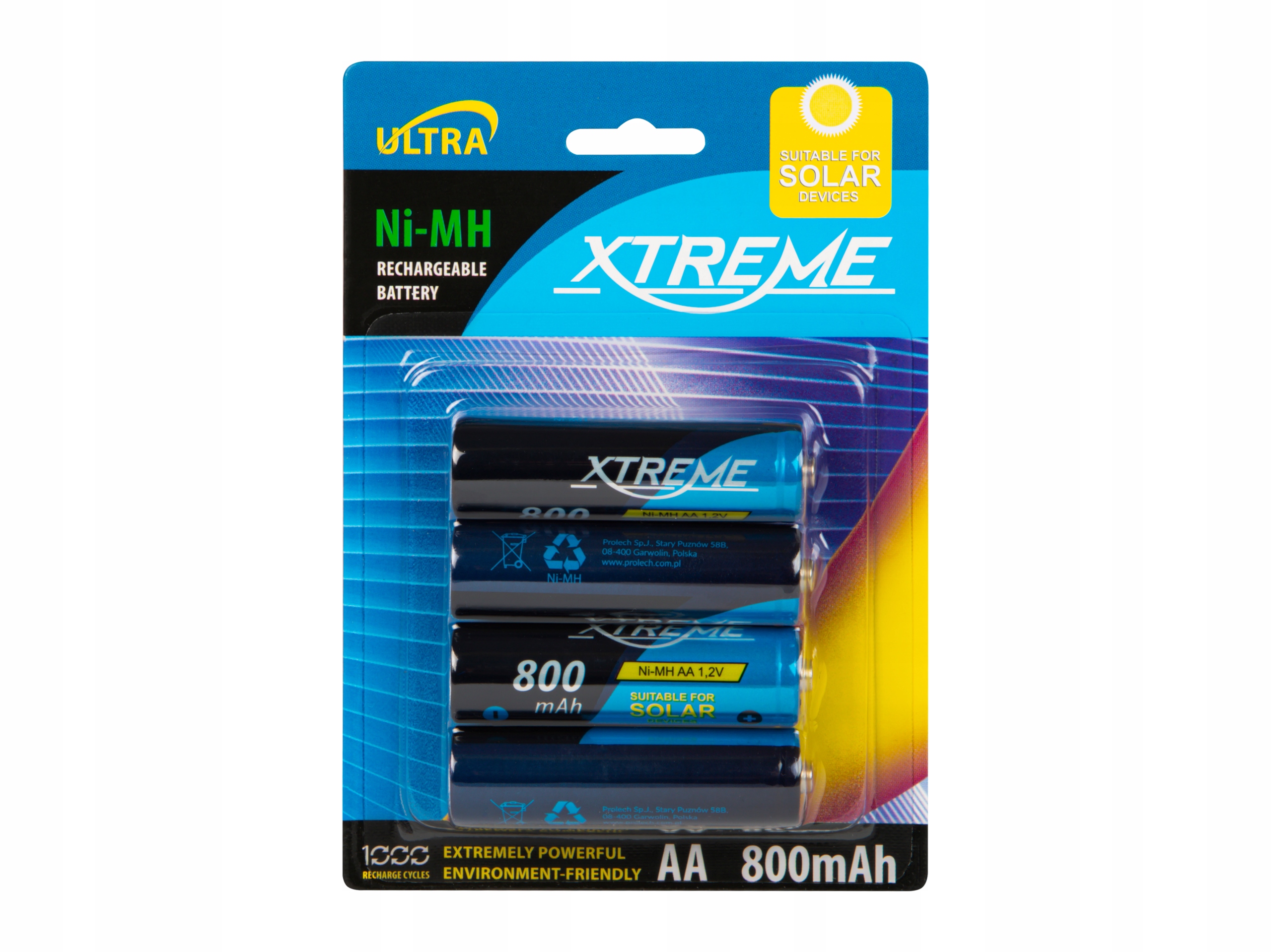 

Akumulatorki Aa R6 baterie 1,2V Xtreme 800mAh 4szt