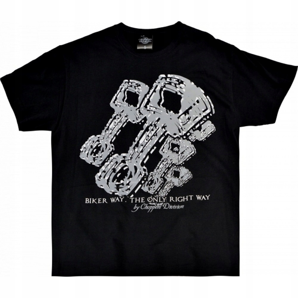 KOSZULKA MOTOCYKLISTY T-SHIRT TŁOKI BIKER WAY 5XL