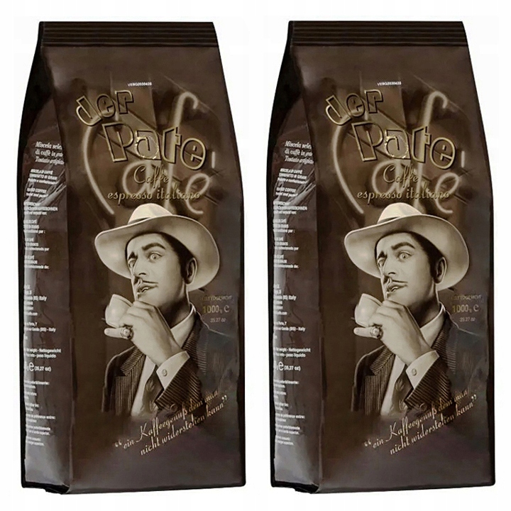Kawa ziarnista Lucaffe Il Pardino Der Pate Caffe espresso italiano 2x1kg