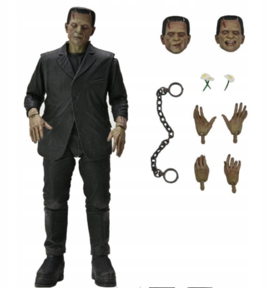Pohyblivá figurka Universal Monsters Ultimate Frankenstein, barevná verze Neca