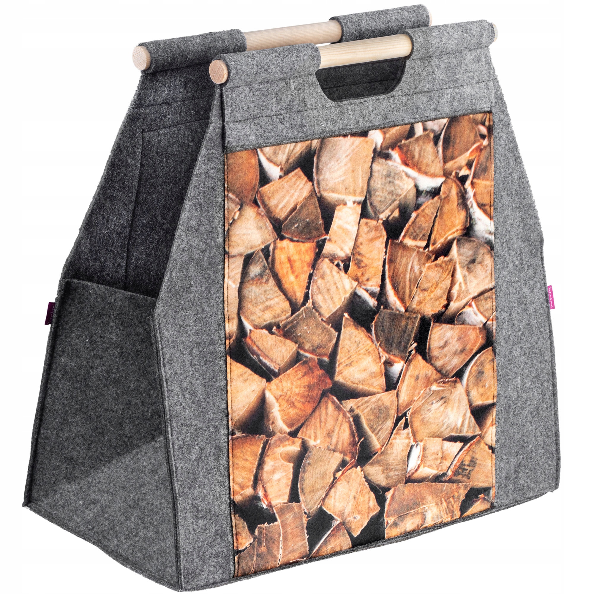 TORBA KOSZ NA DREWNO KOMINKOWE STOJAK DO PIECA