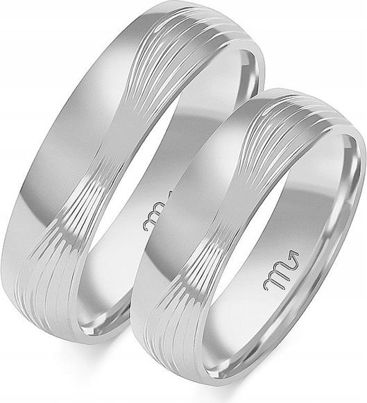 Zlatý prsten 14K 585 moderní vel. 35 36 37 s gravírování pro muže