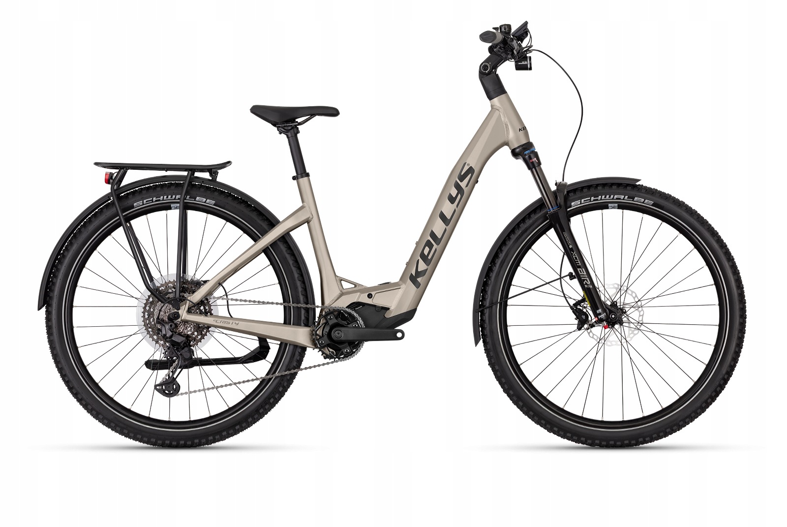 Rower elektryczny Kellys E-Cristy RS40 P (29") Mocha Grey 725Wh M