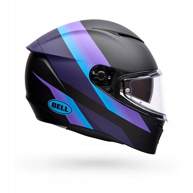 Motocyklová Prilba Bell Lithium Passion Matte Black Purple (xs)
