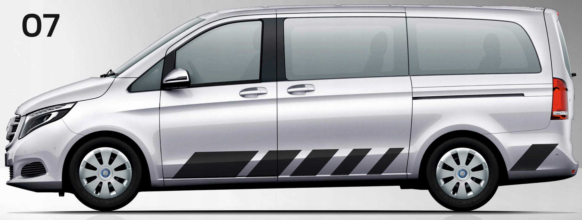 Naklejki na samochód Mercedes Vito Viano Sprinter V-Klasa 07