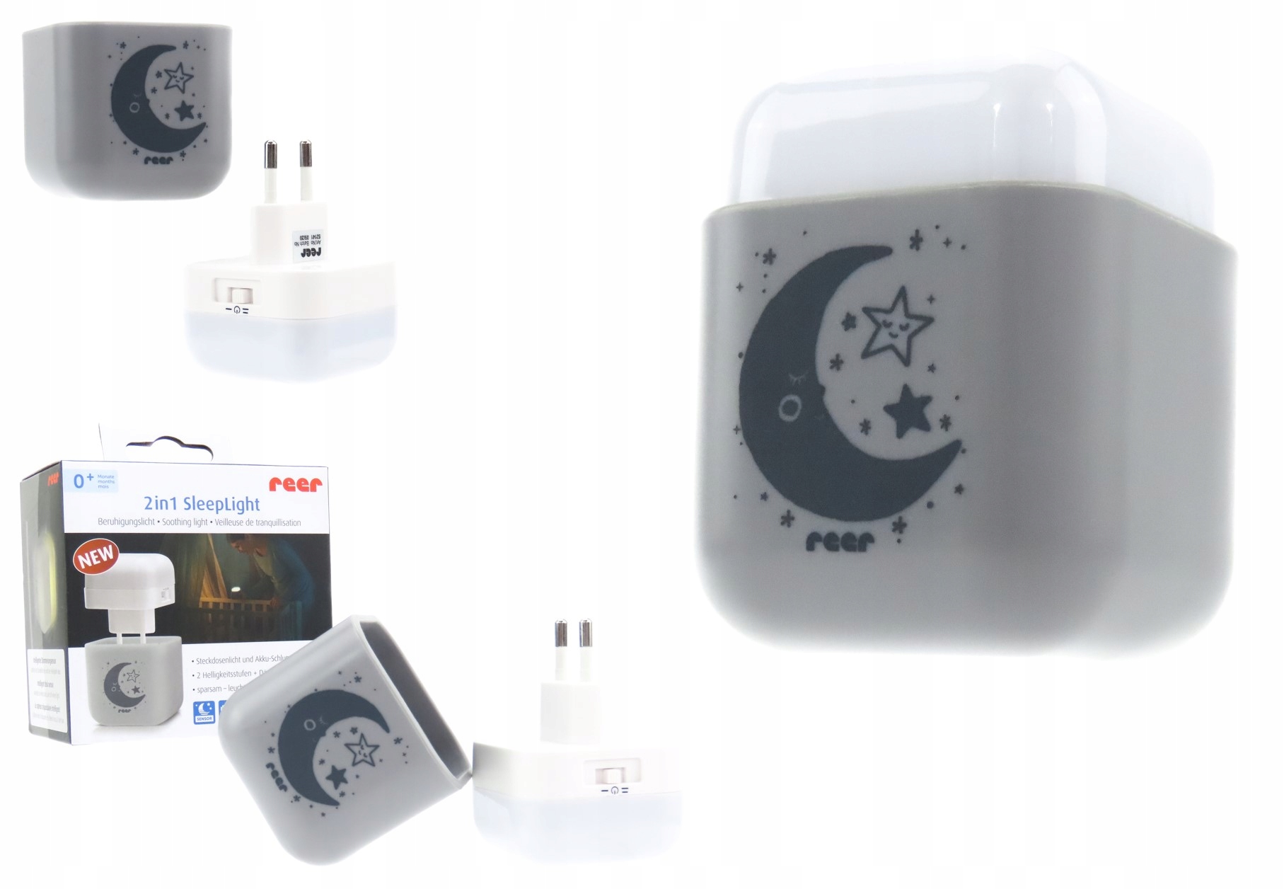 

Lampka Led Nocna Dla Dzieci Akumulator 2w1 Kontakt