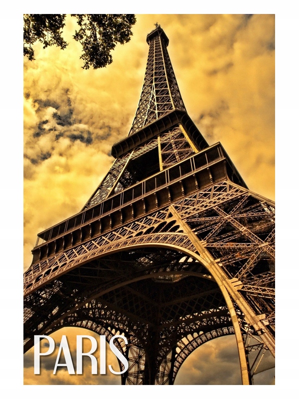 

Paryż Eiffel Tower- Francja Magnes na lodówkę