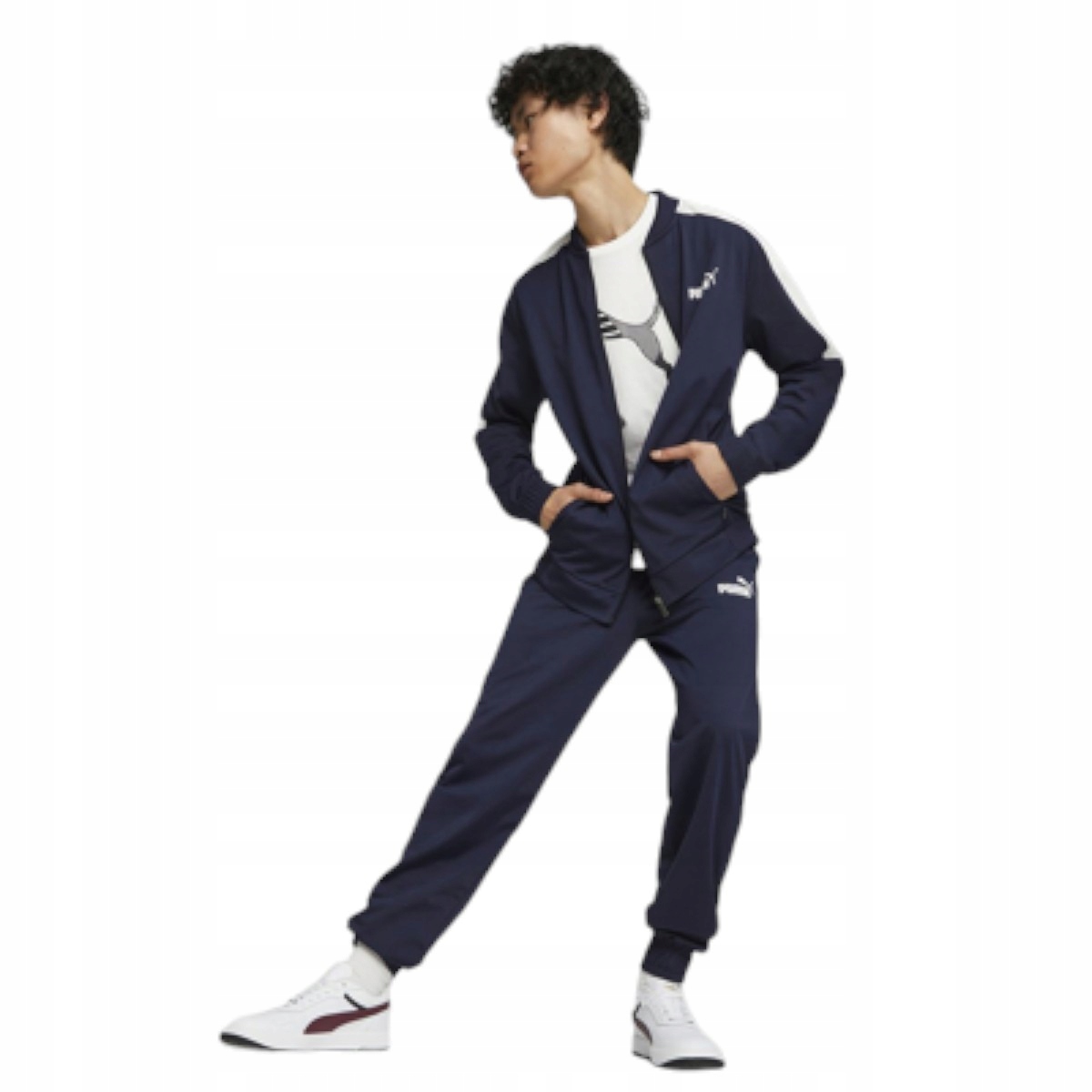 Puma Pánský Teplákovka Kompletní Teplákovka Baseball Tricot Suit Tmavě Modrý r.XL