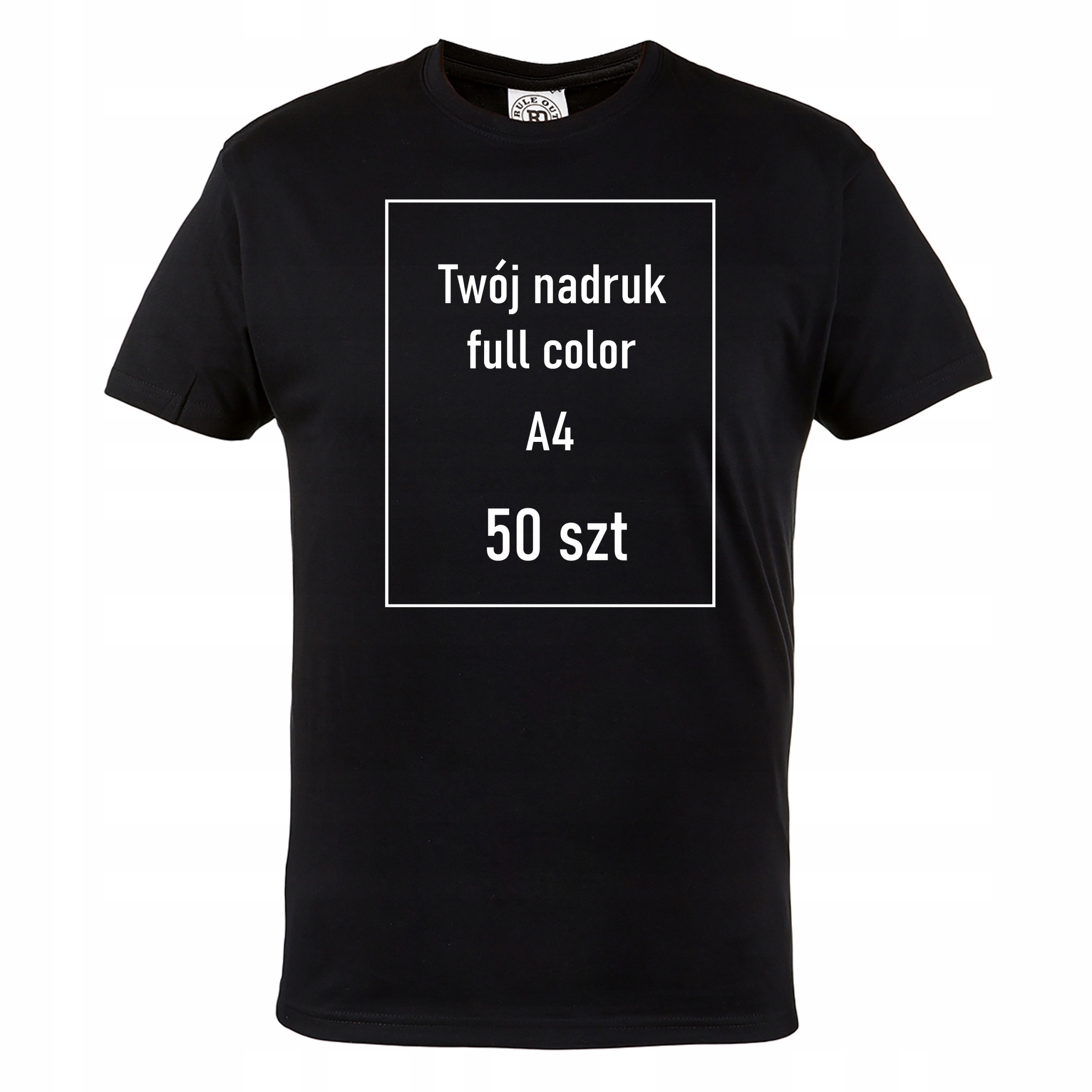

Koszulka Z Własnym Nadrukiem Grafiką Logo 50 szt
