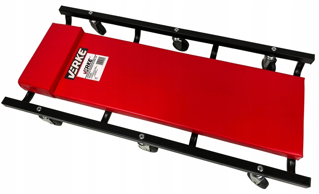 LEŻANKA WARSZTATOWA WÓZEK ZAGŁÓWEK 6 KÓŁ VERKE V83250 Marka Verke