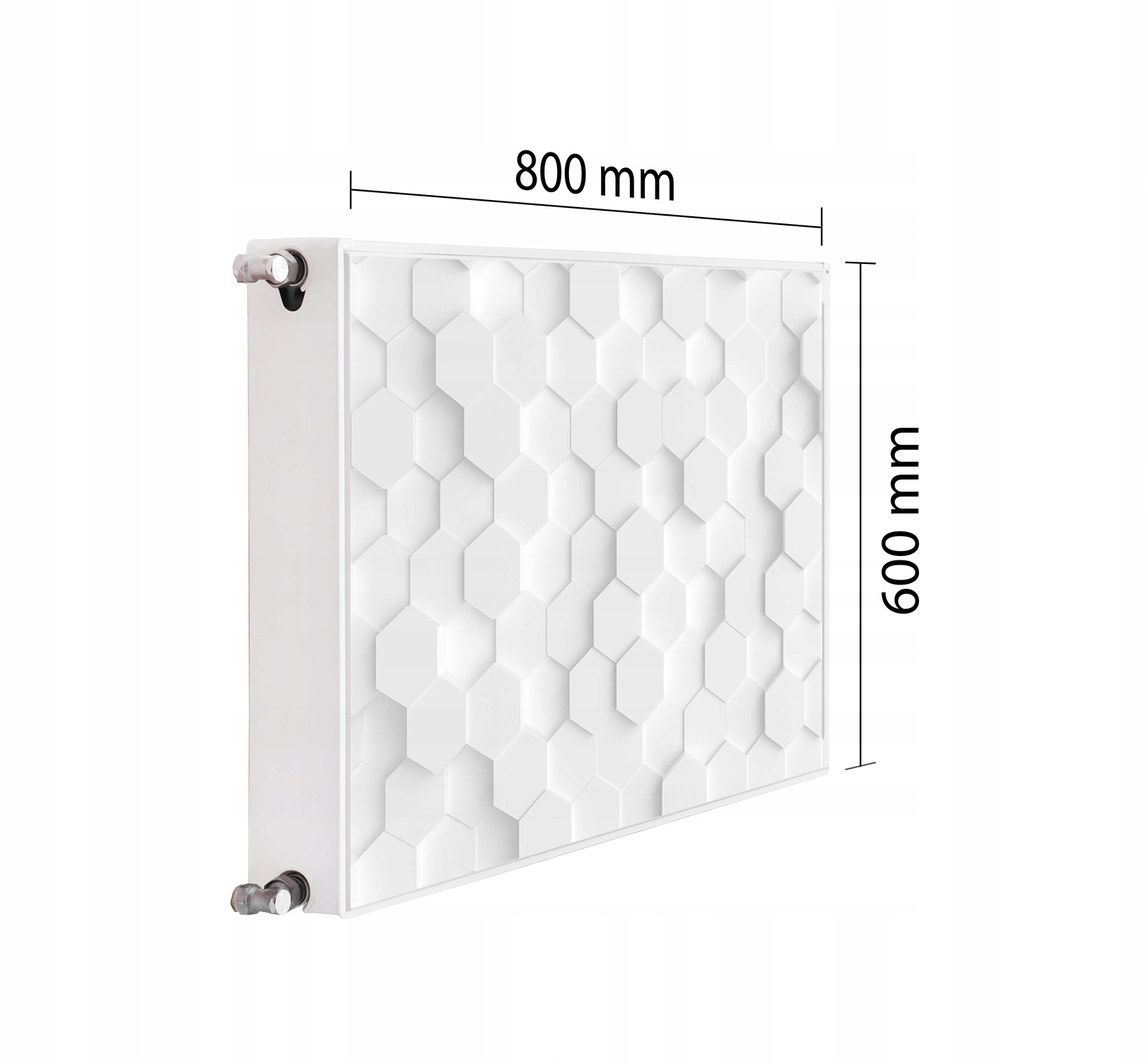 Magnetický Kryt Na Radiátor 80x60 Šedý 3D Podložka Magnet