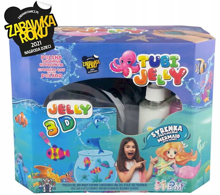 

Zestaw Tubi Jelly duże akwarium Syrenka