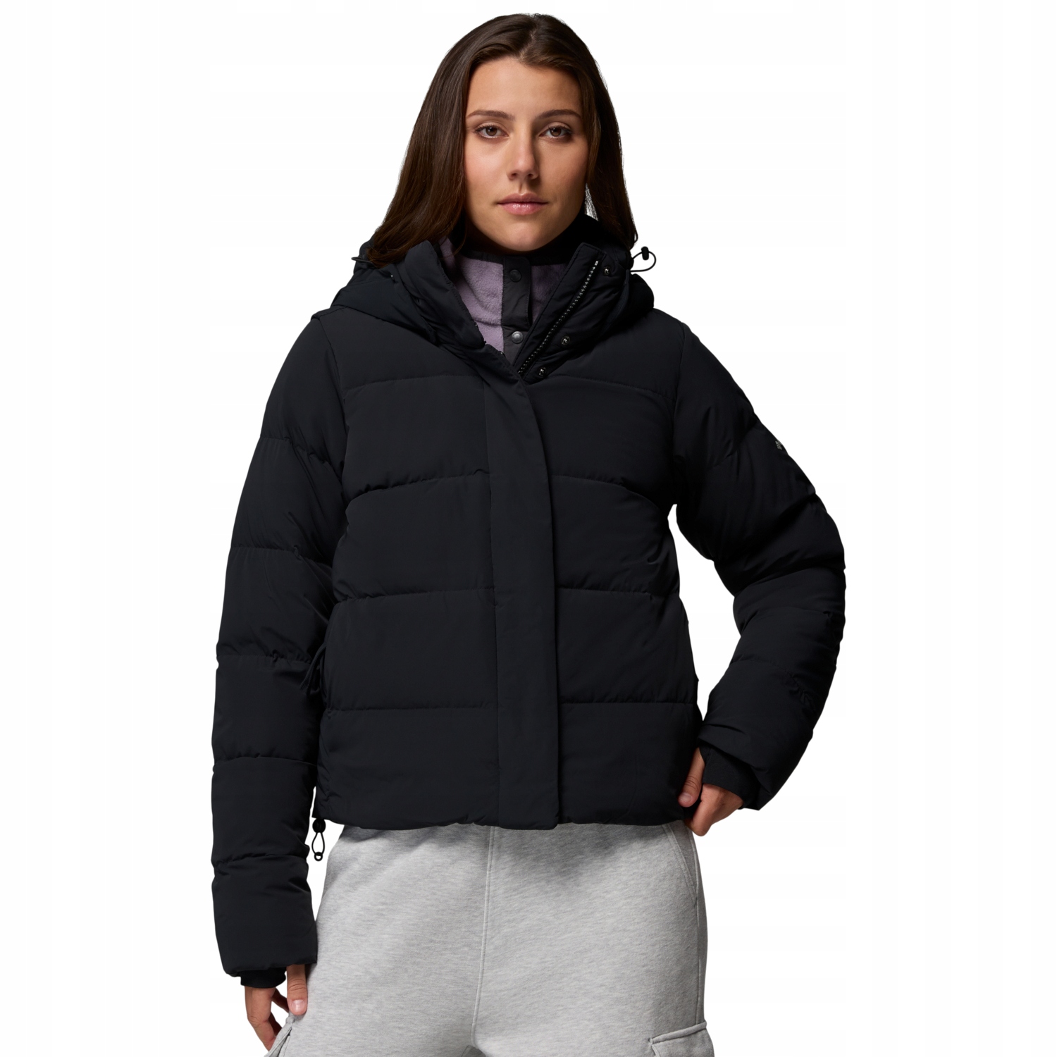 Columbia Amaze Puff Hooded Jacket (L) Dámská Bunda Nylonová Černá