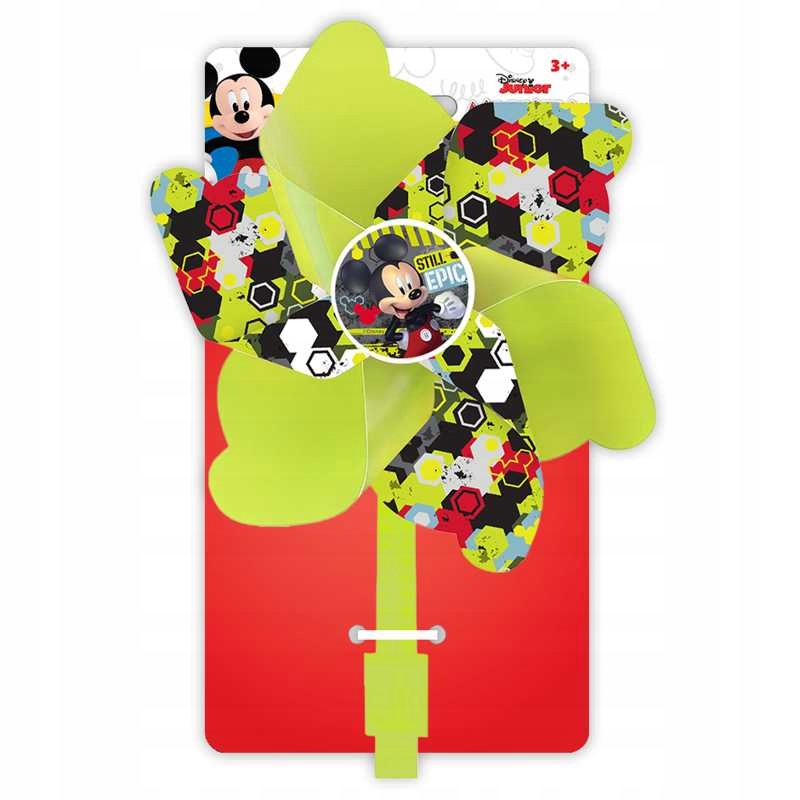 Wiatraczek ozdobny na kierownicę rowerka hulajnogi wózka itp. -MICKEY Mouse Stan opakowania oryginalne