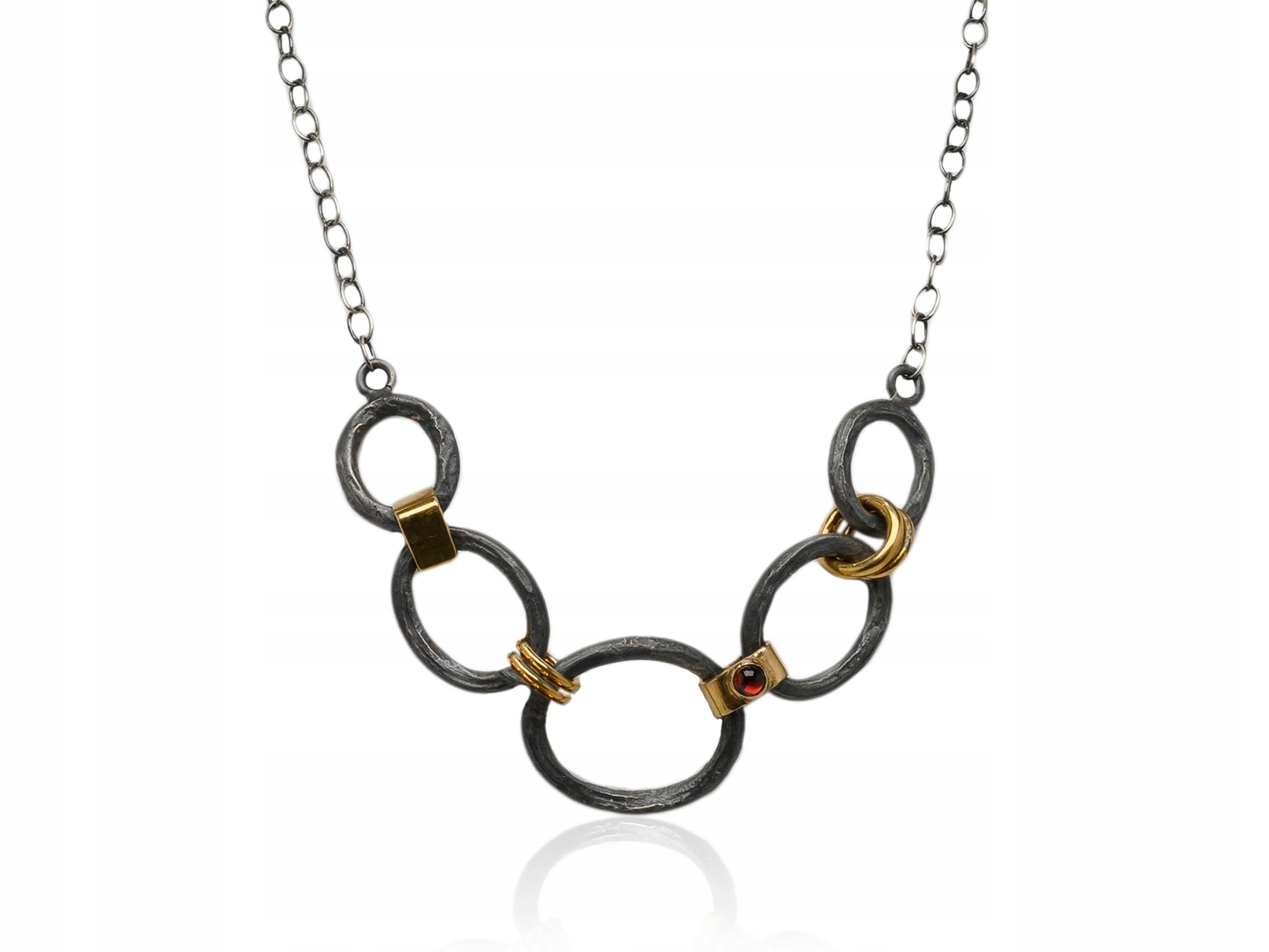 Stříbrný náhrdelník dámský umělecký