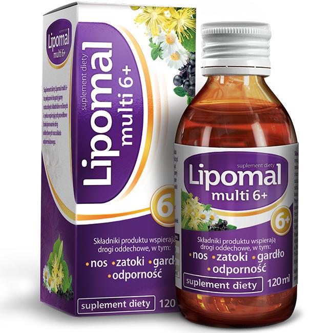 Lipomal Multi 6+, tekutý, 120 ml