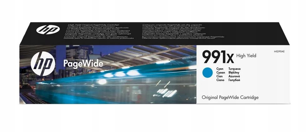 Tusz Hp 991X M0J90AE 16 tisíc cyan modrý Originál 2026. Pro 750 772 777