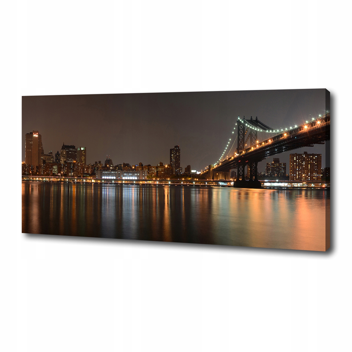 

Foto obraz na płótnie Pomiędzy mostami 125x50 cm