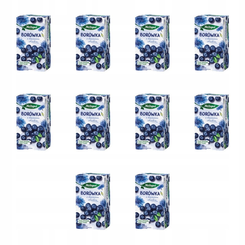 Herbapol Ovocný čaj Borůvka s chabrem 20x2,3 g X10