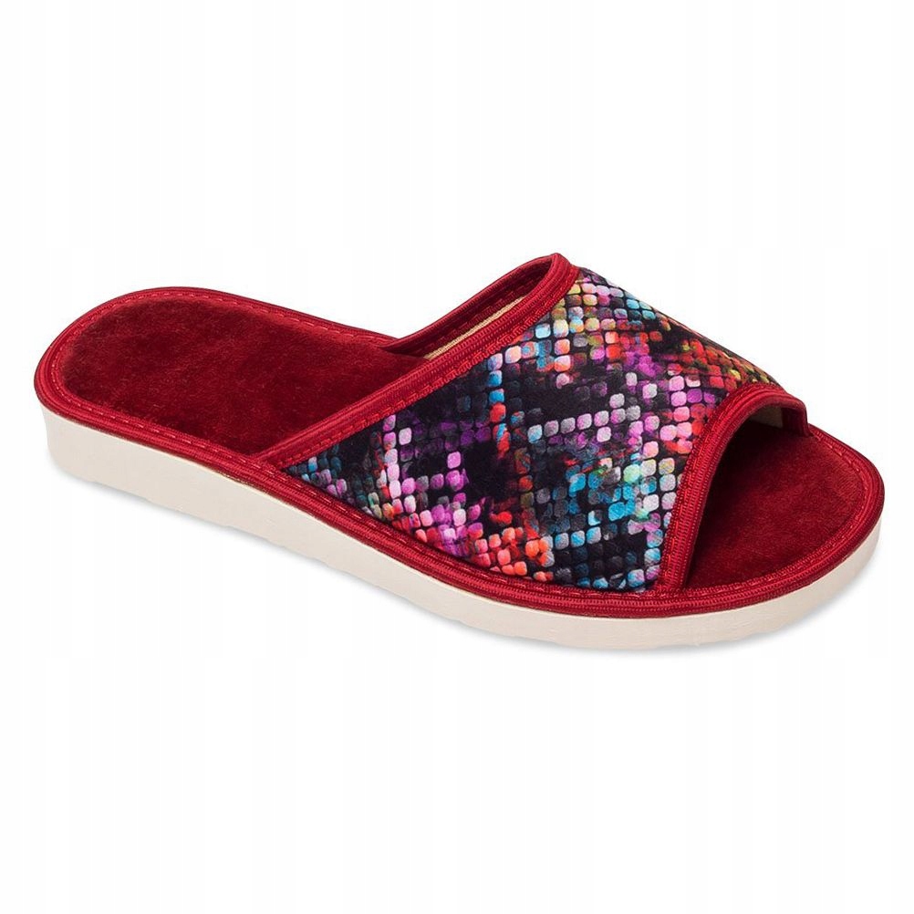 

Pantofle Meteor Natural Style NS-051 bordowe R.40