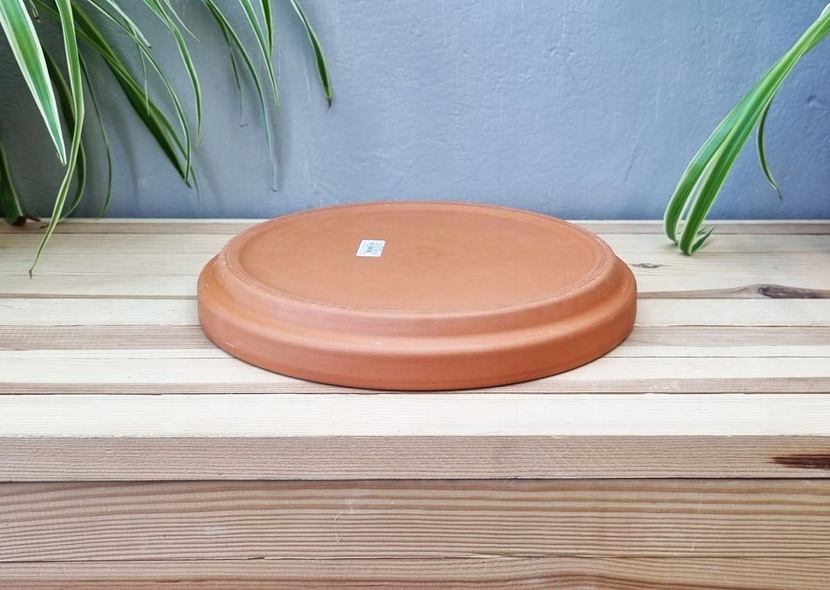 Podstawka gliniana pod doniczkę TERAKOTA 28cm - spodek ceramiczny ceglany Kod producenta TP-150-160-28-P